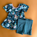 Load image into Gallery viewer, Fairy Tale Twirl Top &amp; Bike Shorts
